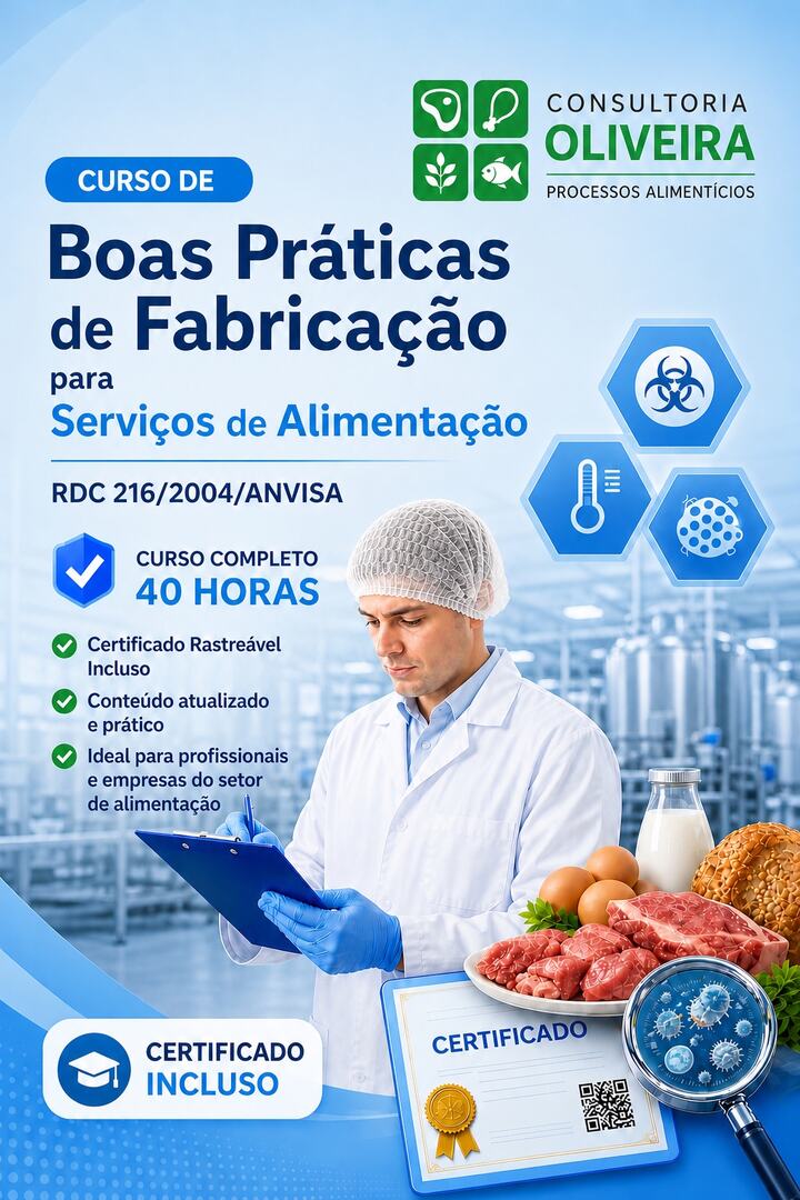 Curso de BPF para Serviços de Alimentação