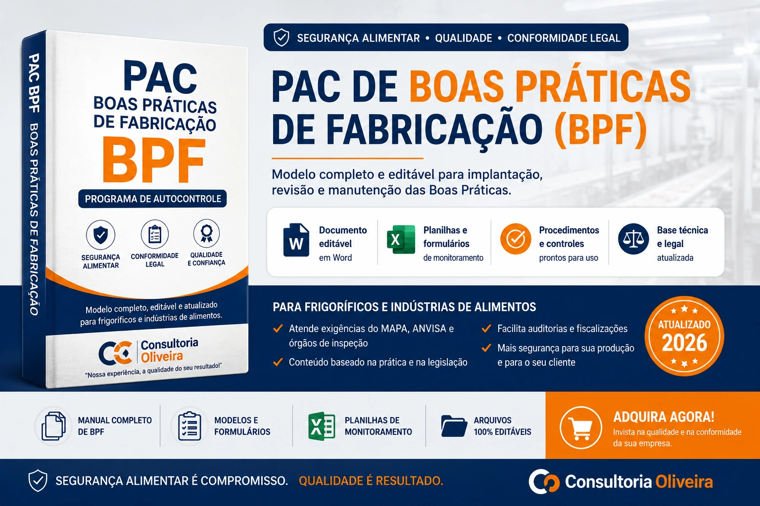 PAC de Boas Práticas de Fabricação (BPF)