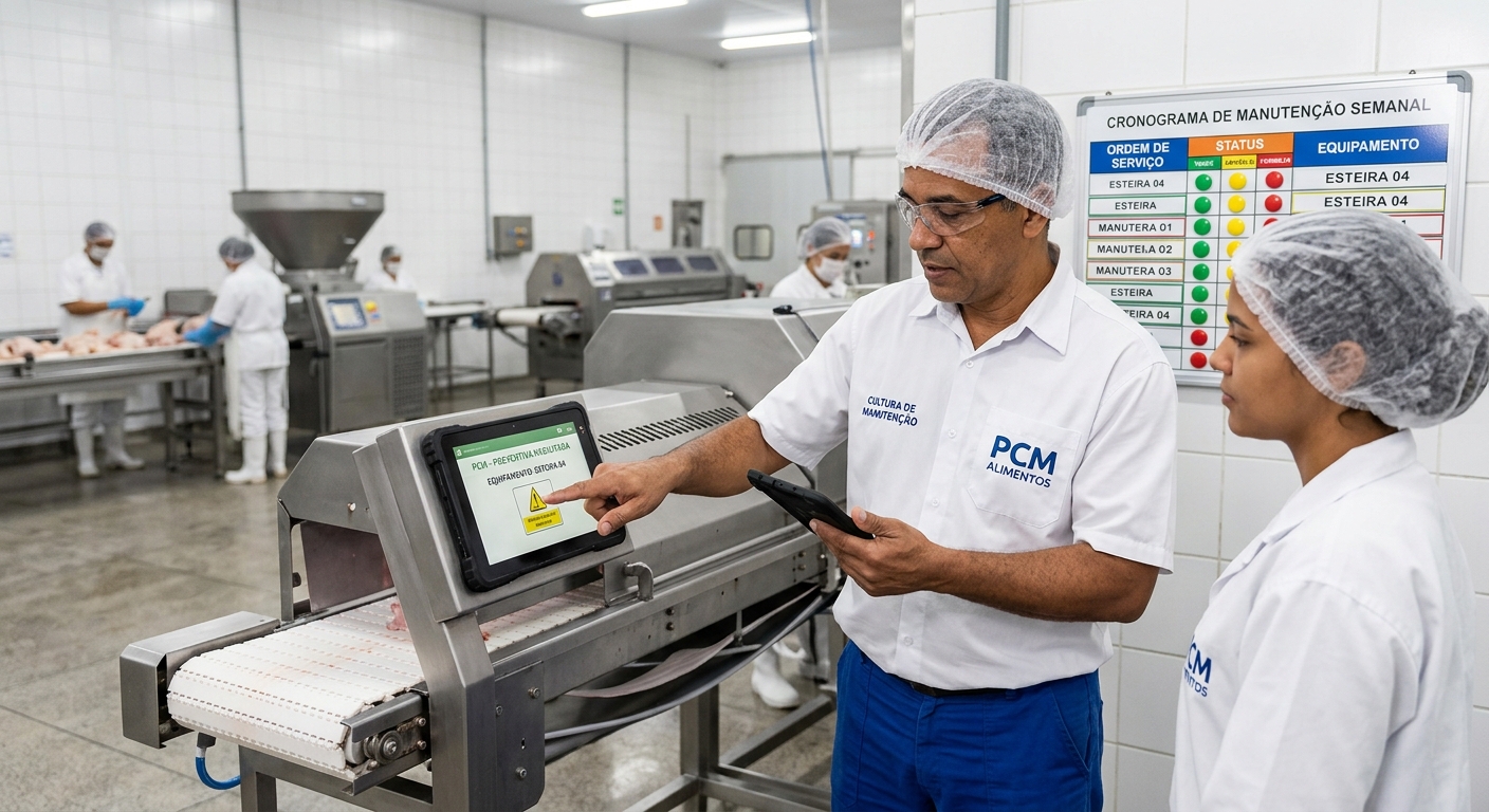 Treinamento PCM na Prática — Manutenção com Foco em Segurança dos Alimentos